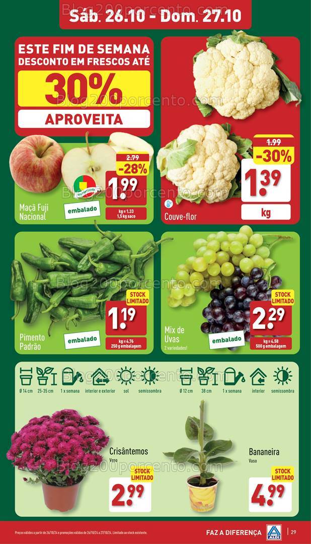 Antevisão Folheto ALDI Promoções de 23 a 29 outubro