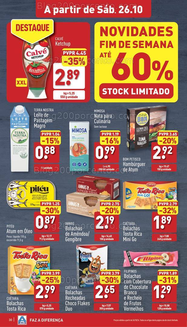 Antevisão Folheto ALDI Promoções de 23 a 29 outubro