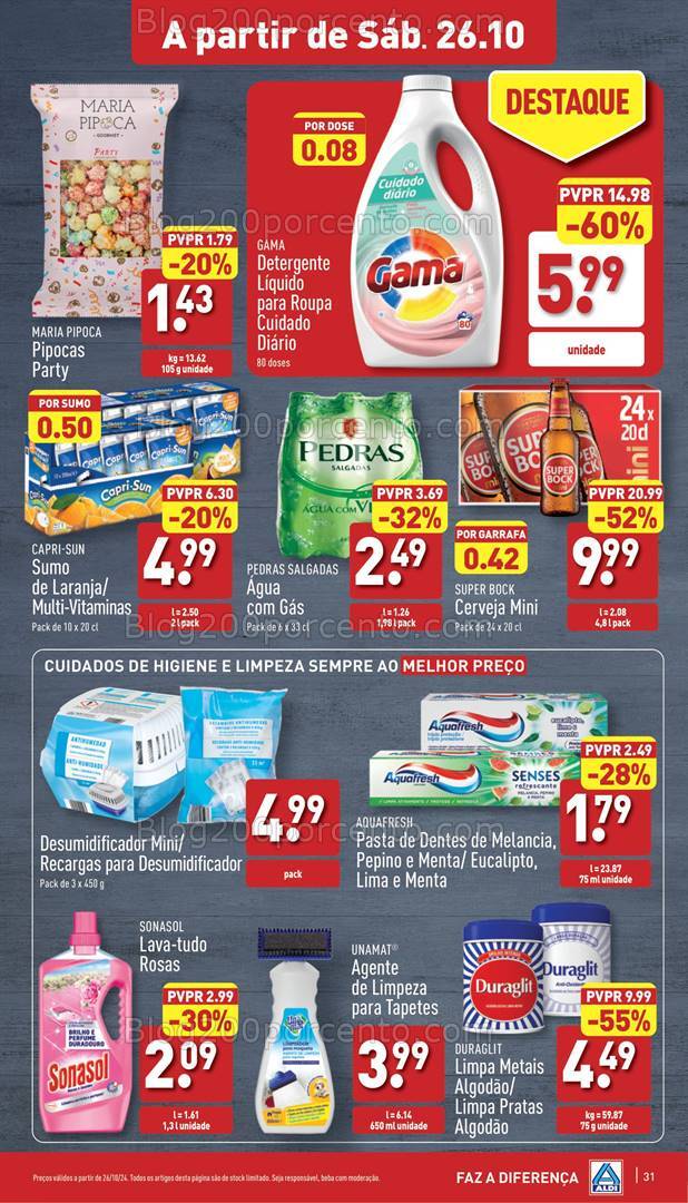 Antevisão Folheto ALDI Promoções de 23 a 29 outubro