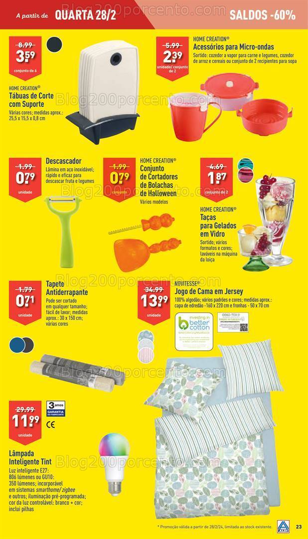 Antevisão Folheto ALDI Bazar Promoções de 28 fevereiro a 5 março