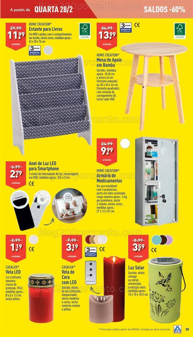 Antevisão Folheto ALDI Bazar Promoções de 28 fevereiro a 5 março
