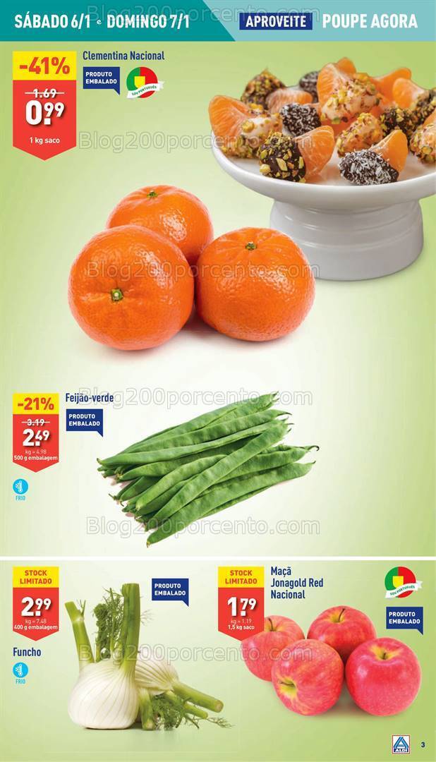 Antevisão Folheto ALDI Promoções de 3 a 9 janeiro