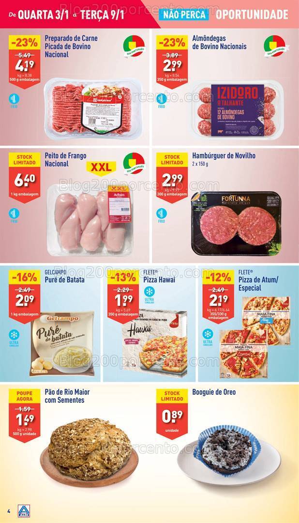 Antevisão Folheto ALDI Promoções de 3 a 9 janeiro