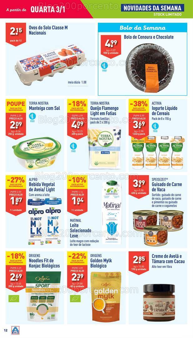 Antevisão Folheto ALDI Promoções de 3 a 9 janeiro