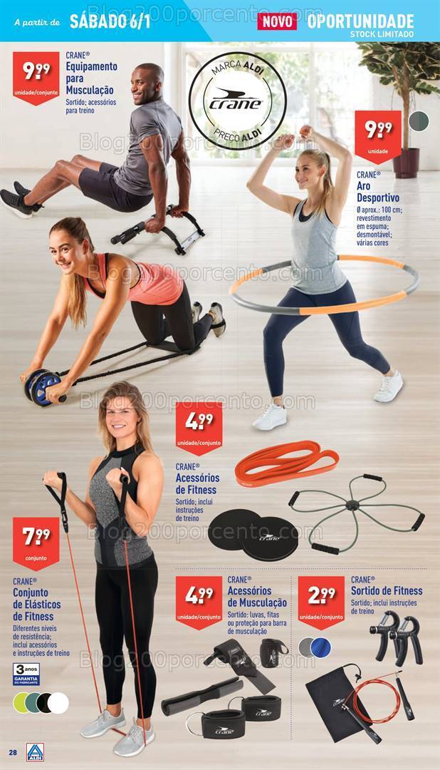 Antevisão Folheto ALDI Bazar Promoções a partir de 6 janeiro