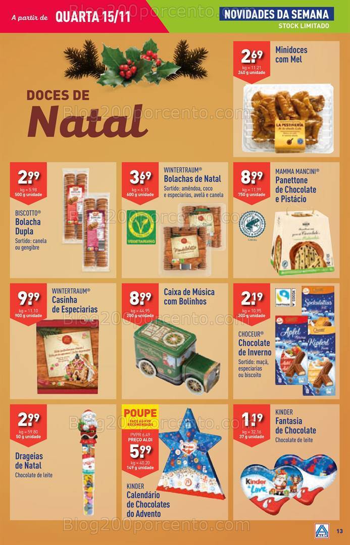 Antevisão Revista ALDI Promoções de 15 a 21 novembro