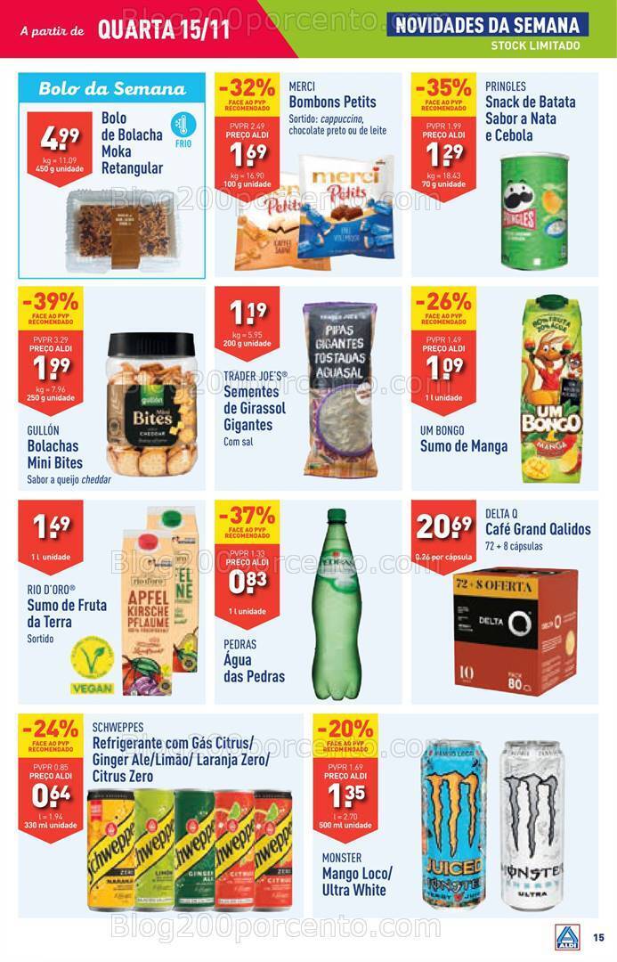 Antevisão Revista ALDI Promoções de 15 a 21 novembro