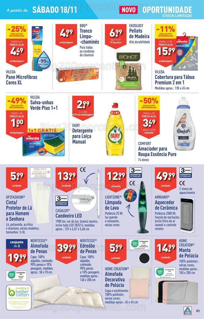 Antevisão Revista ALDI Promoções de 15 a 21 novembro
