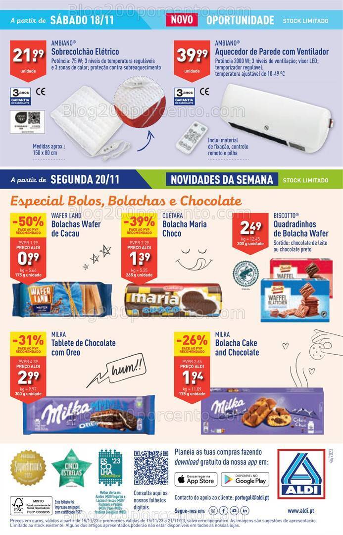 Antevisão Revista ALDI Promoções de 15 a 21 novembro