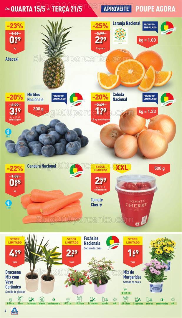 Antevisão Folheto ALDI Promoções de 15 a 21 maio