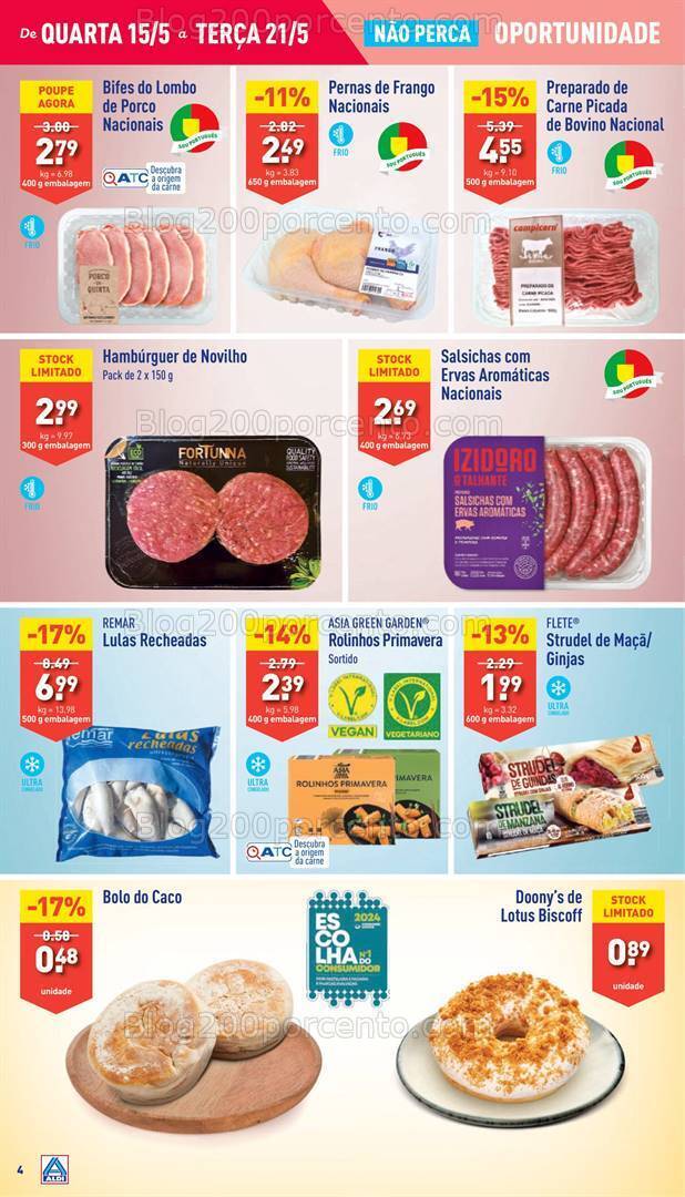 Antevisão Folheto ALDI Promoções de 15 a 21 maio