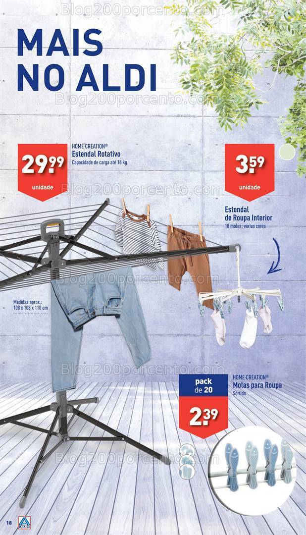 Antevisão Folheto ALDI Promoções de 15 a 21 maio