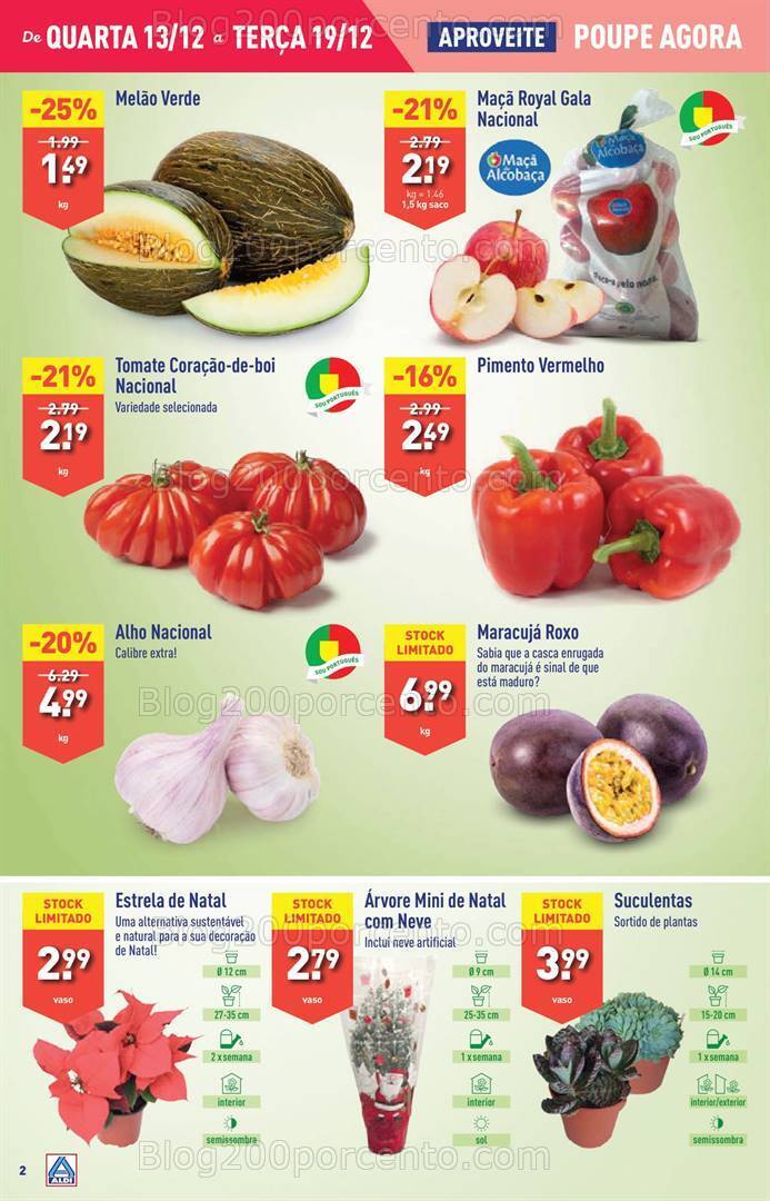 Antevisão Folheto ALDI Promoções de 13 a 19 dezembro