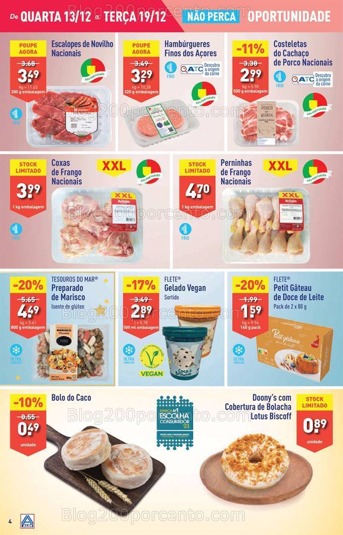 Antevisão Folheto ALDI Promoções de 13 a 19 dezembro
