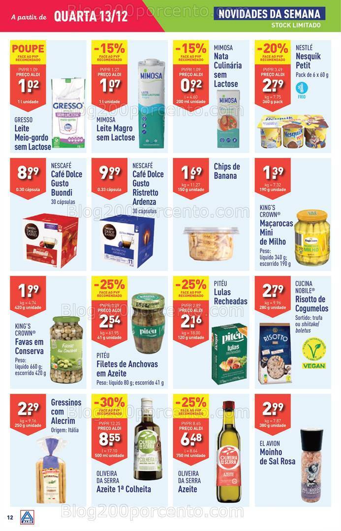 Antevisão Folheto ALDI Promoções de 13 a 19 dezembro