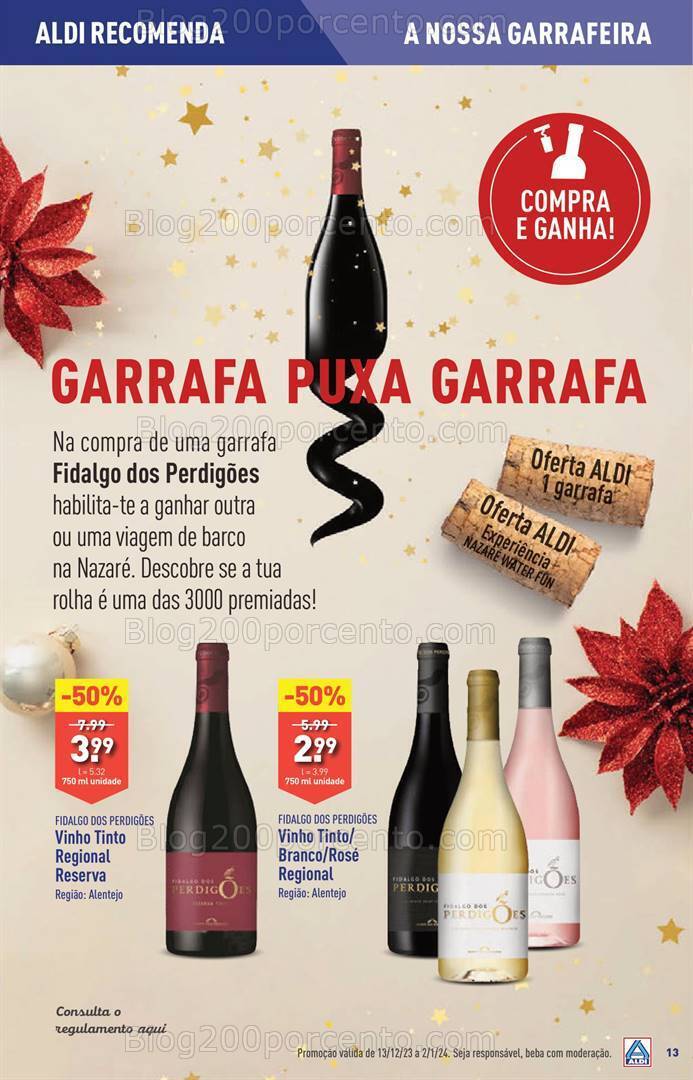 Antevisão Folheto ALDI Promoções de 13 a 19 dezembro