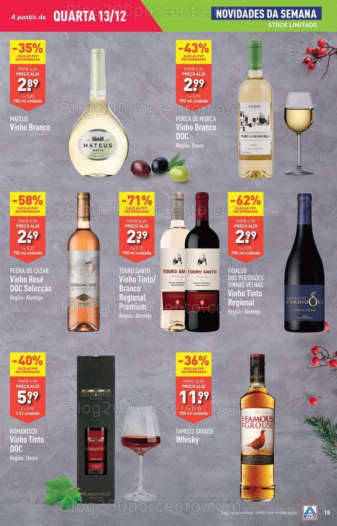 Antevisão Folheto ALDI Promoções de 13 a 19 dezembro