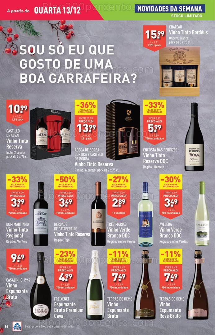 Antevisão Folheto ALDI Promoções de 13 a 19 dezembro