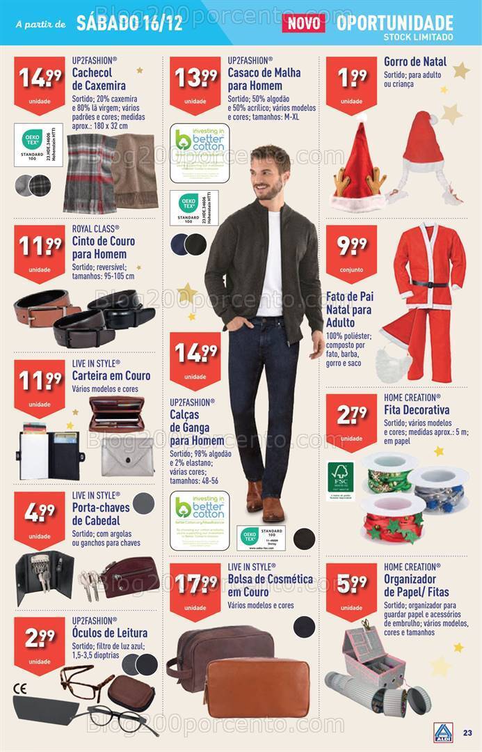 Antevisão Folheto ALDI Promoções de 13 a 19 dezembro