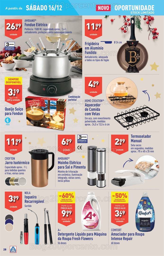 Antevisão Folheto ALDI Promoções de 13 a 19 dezembro