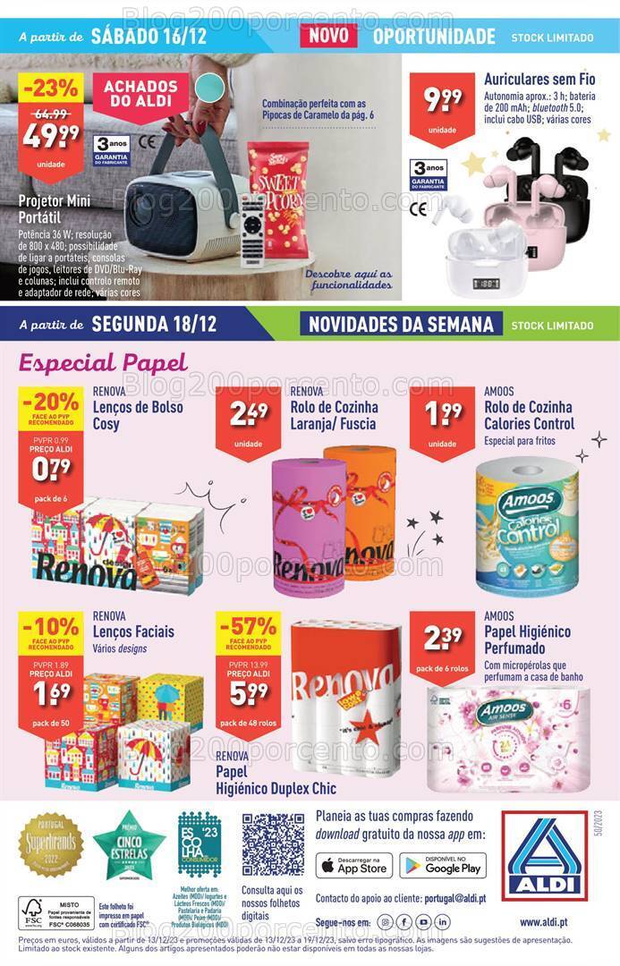 Antevisão Folheto ALDI Promoções de 13 a 19 dezembro