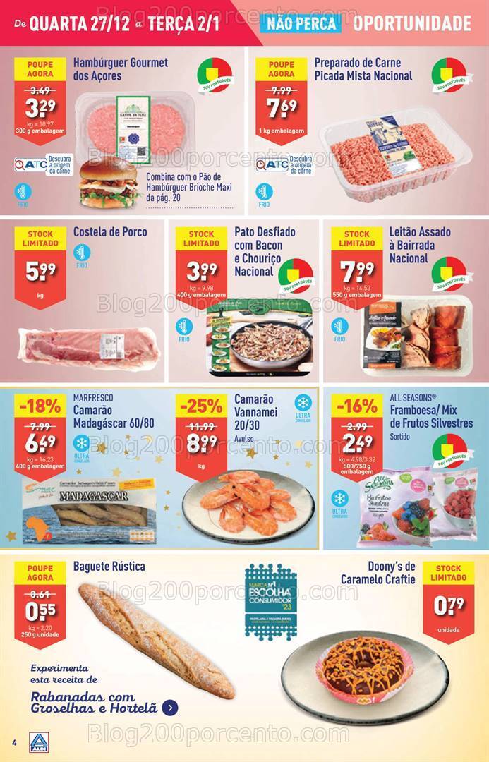 Antevisões Folheto ALDI Ano Novo Promoções de 27 dezembro a 2 janeiro