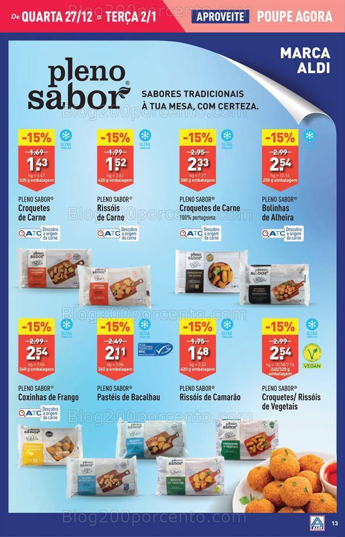 Antevisões Folheto ALDI Ano Novo Promoções de 27 dezembro a 2 janeiro