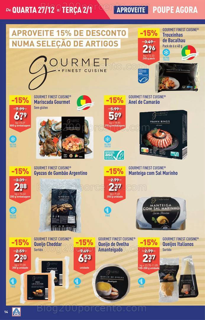 Antevisões Folheto ALDI Ano Novo Promoções de 27 dezembro a 2 janeiro