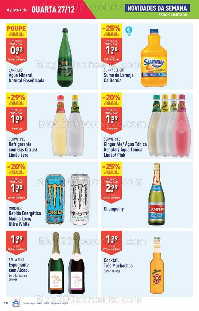Antevisões Folheto ALDI Ano Novo Promoções de 27 dezembro a 2 janeiro