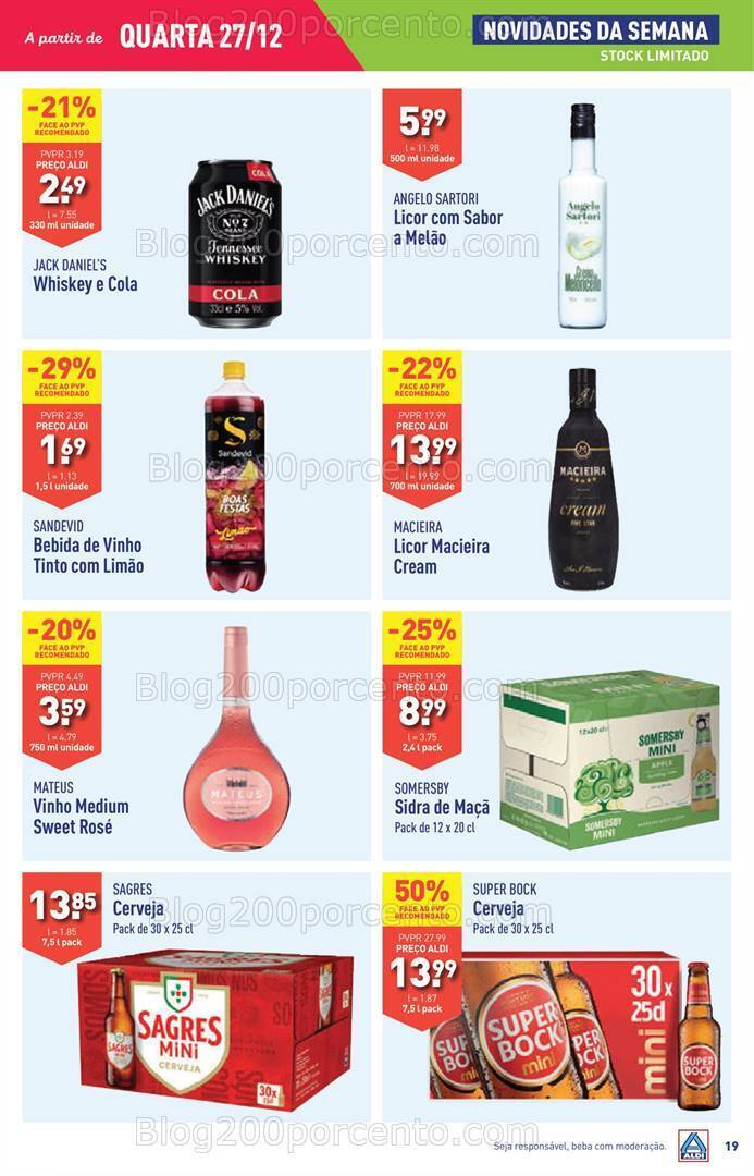 Antevisões Folheto ALDI Ano Novo Promoções de 27 dezembro a 2 janeiro