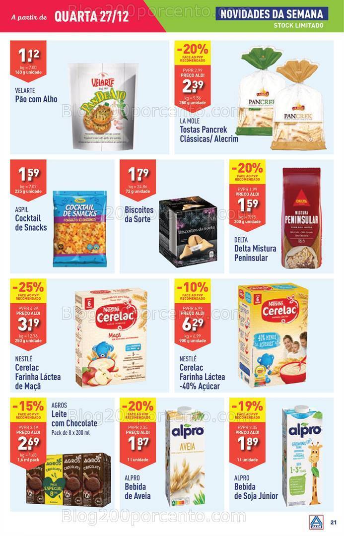 Antevisões Folheto ALDI Ano Novo Promoções de 27 dezembro a 2 janeiro