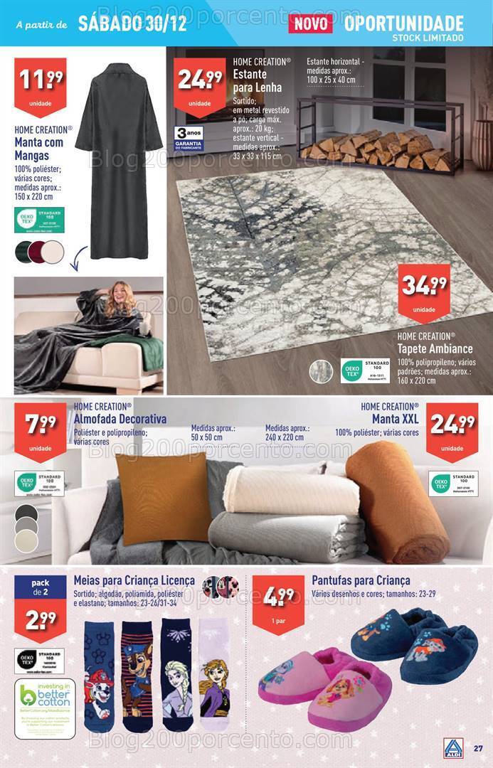 Antevisões Folheto ALDI Ano Novo Promoções de 27 dezembro a 2 janeiro