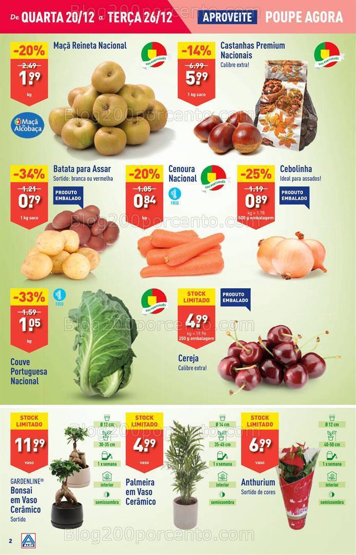 Antevisão Folheto ALDI Semana Natal Promoções de 20 a 26 dezembro