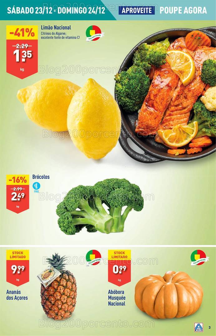Antevisão Folheto ALDI Semana Natal Promoções de 20 a 26 dezembro