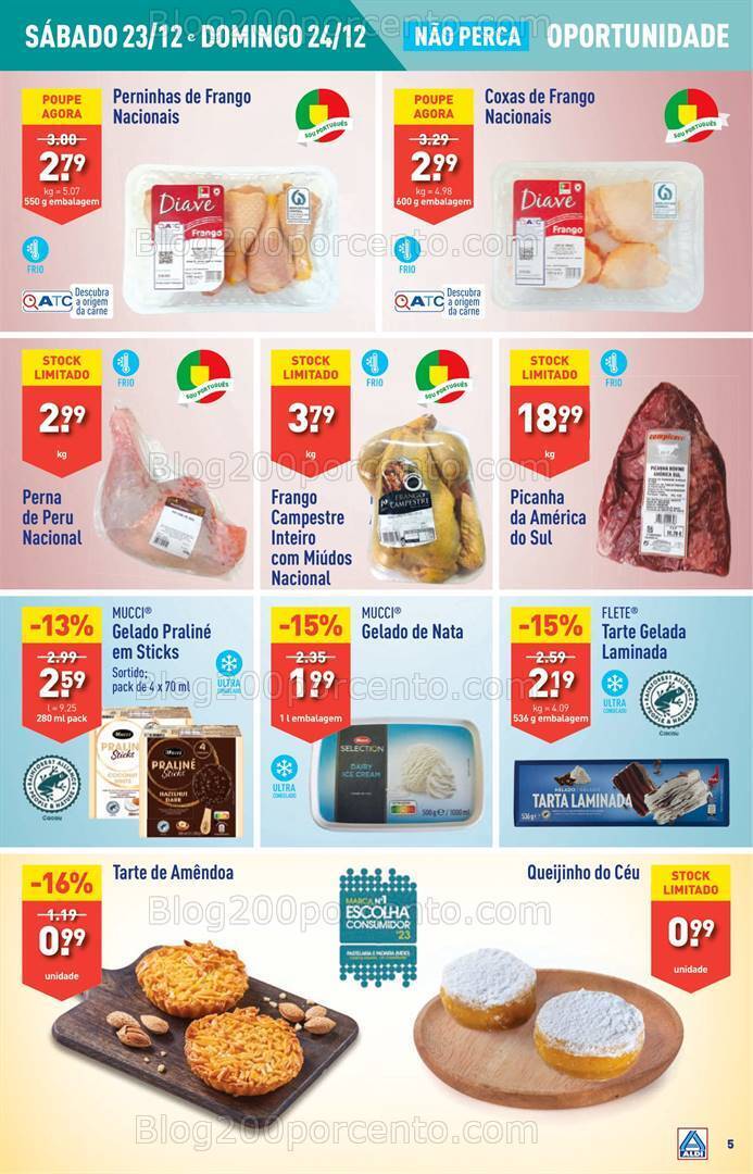 Antevisão Folheto ALDI Semana Natal Promoções de 20 a 26 dezembro
