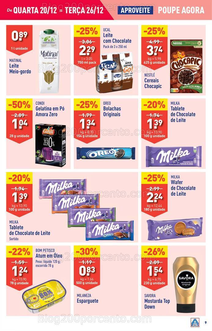 Antevisão Folheto ALDI Semana Natal Promoções de 20 a 26 dezembro