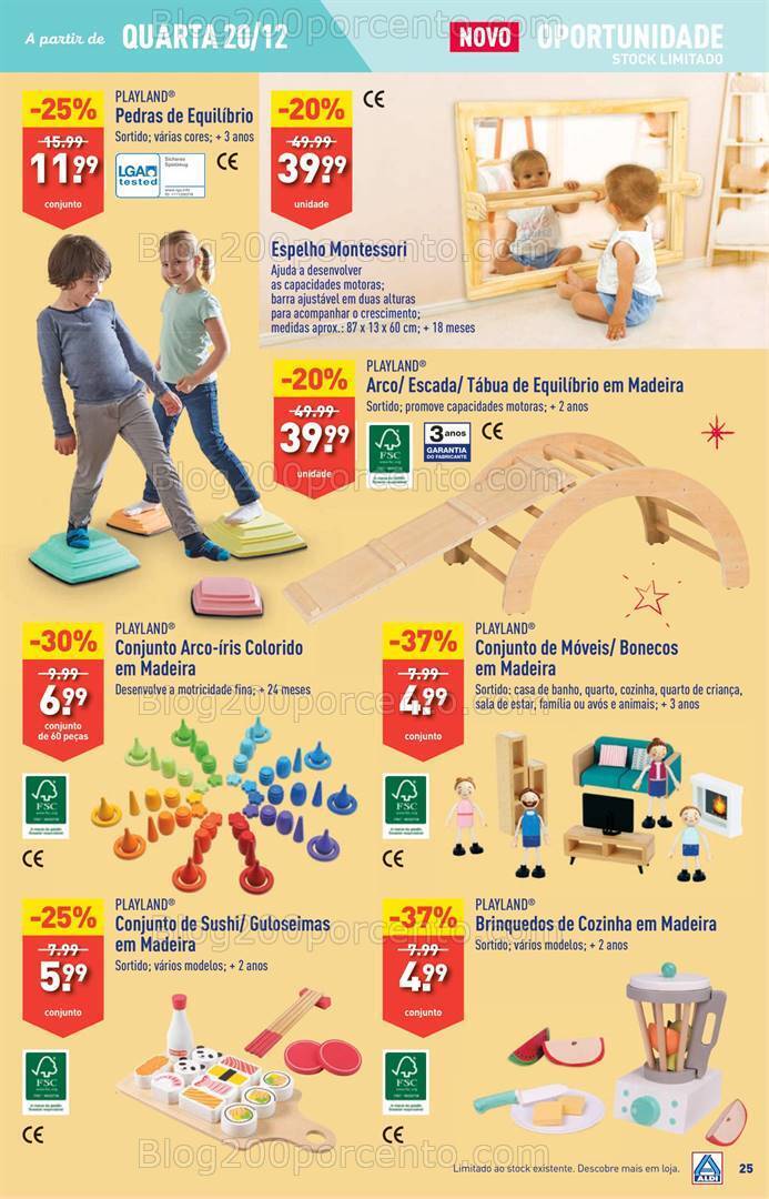 Antevisão Folheto ALDI Semana Natal Promoções de 20 a 26 dezembro