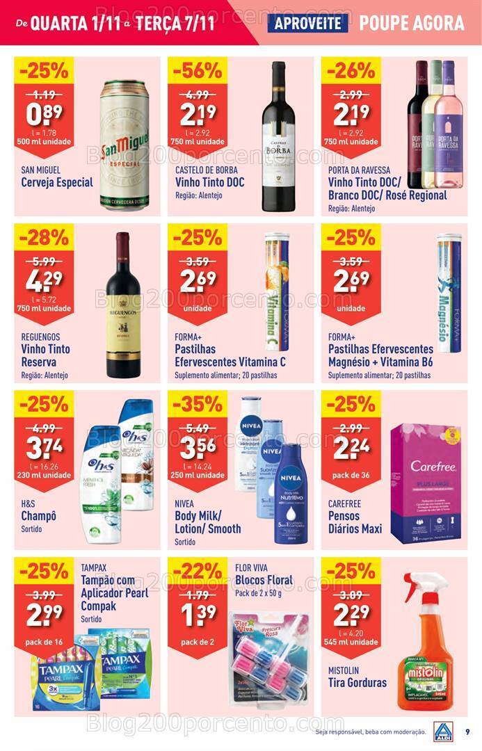 Antevisão Folheto ALDI Promoções de 1 a 7 novembro