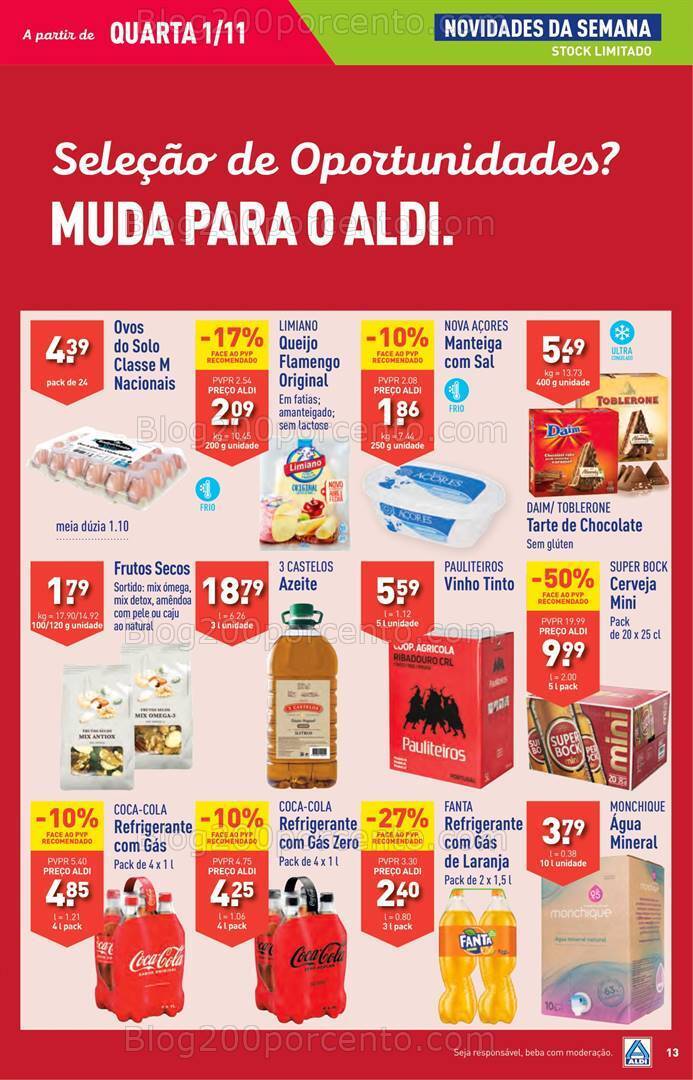 Antevisão Folheto ALDI Promoções de 1 a 7 novembro