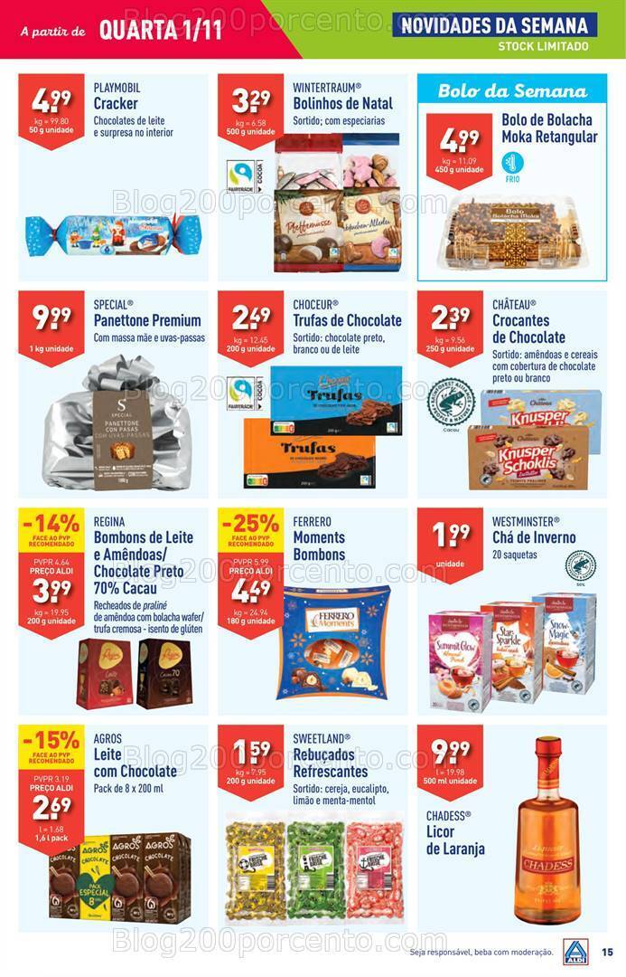 Antevisão Folheto ALDI Promoções de 1 a 7 novembro