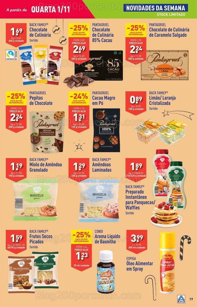 Antevisão Folheto ALDI Promoções de 1 a 7 novembro