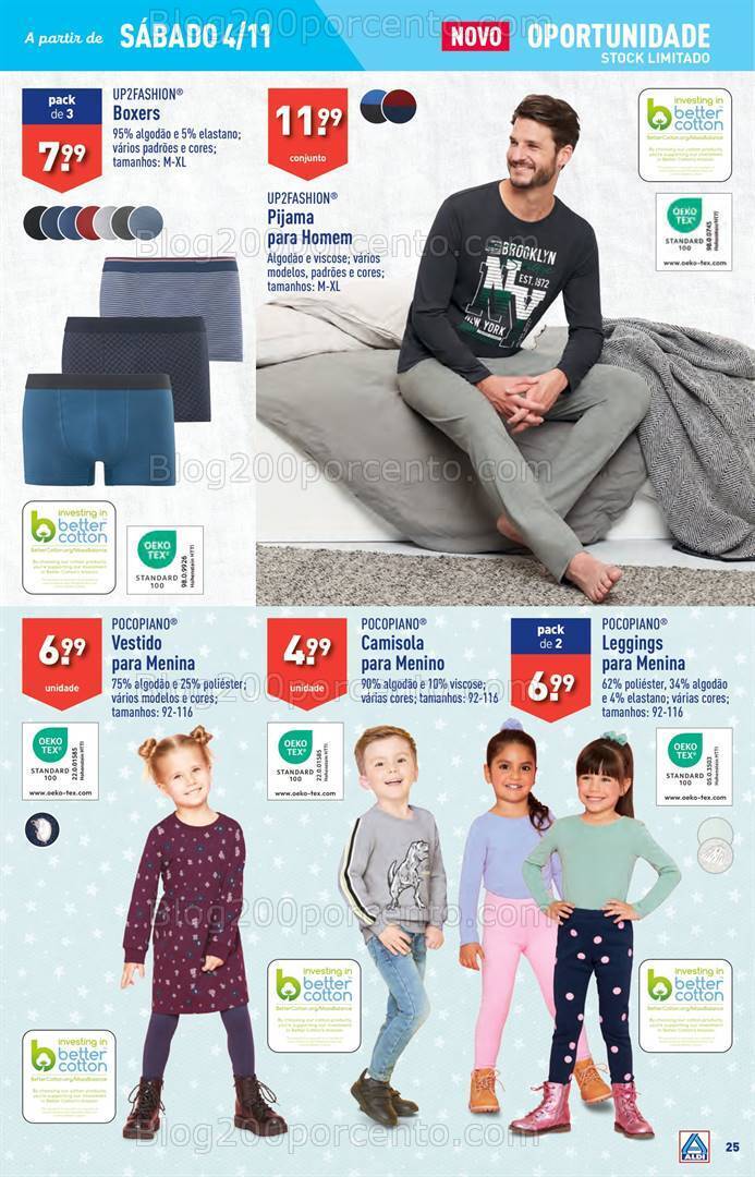 Antevisão Folheto ALDI Bazar Promoções de 1 a 7 novembro