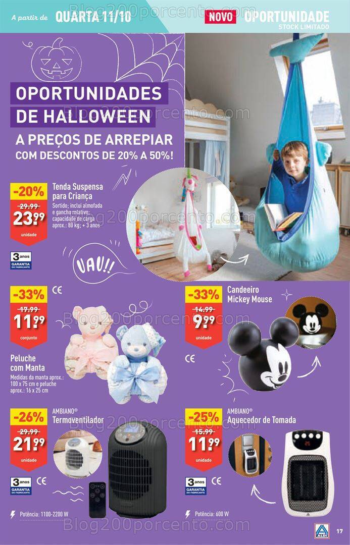 Antevisão Folheto ALDI Promoções de 11 a 17 outubro