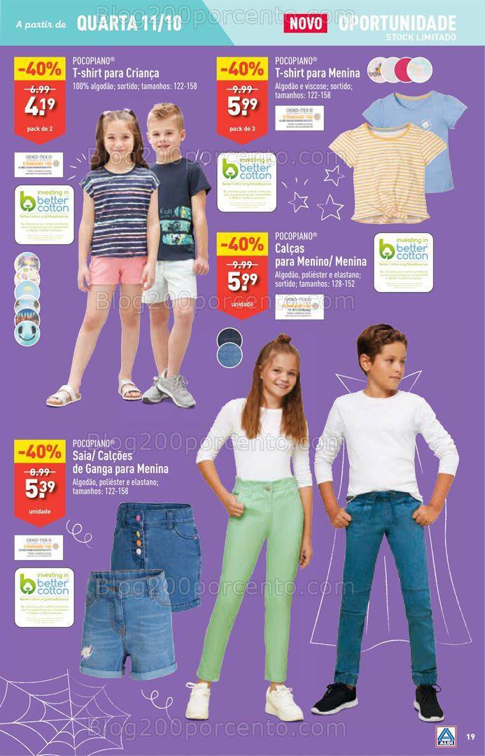 Antevisão Folheto ALDI Promoções de 11 a 17 outubro