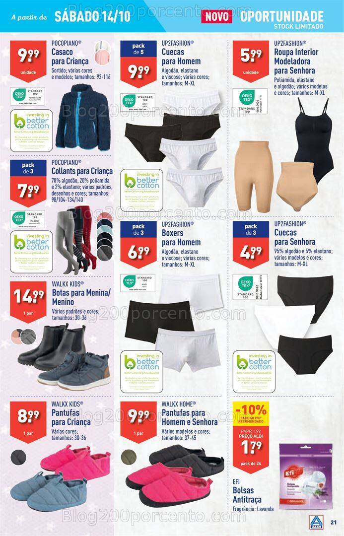 Antevisão Folheto ALDI Promoções de 11 a 17 outubro
