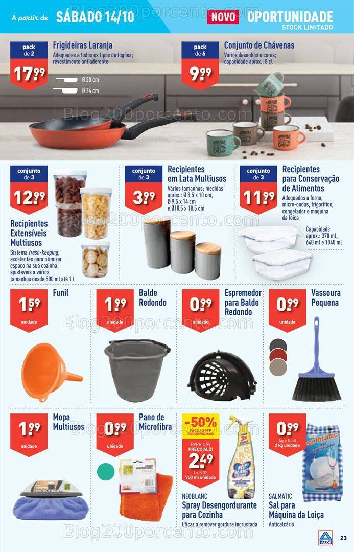 Antevisão Folheto ALDI Promoções de 11 a 17 outubro