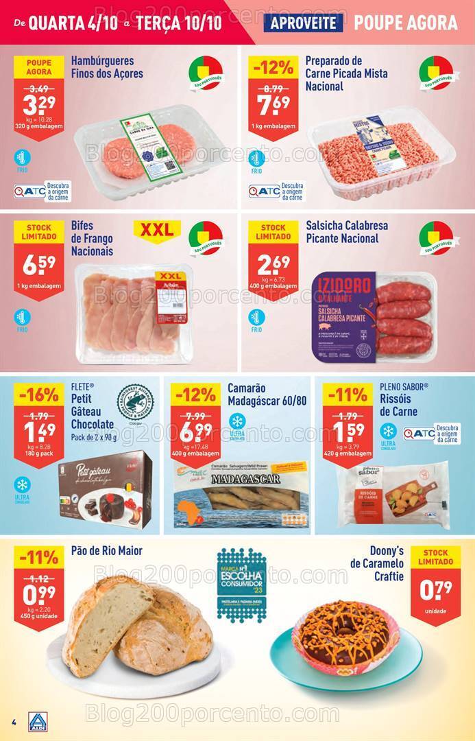 Antevisão Folheto ALDI Promoções de 4 a 10 outubro