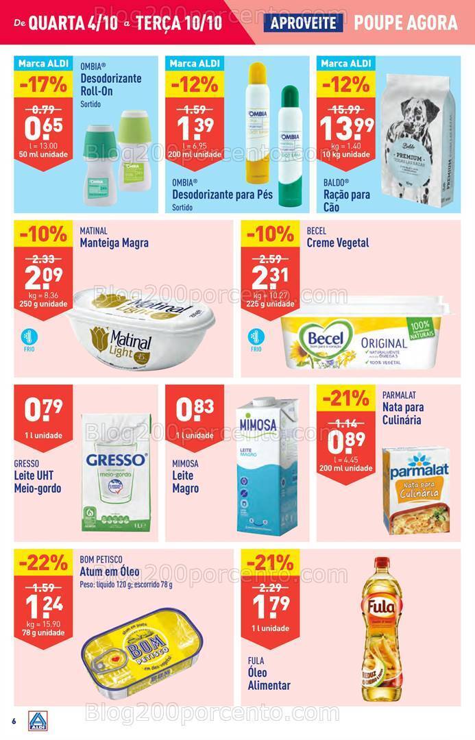 Antevisão Folheto ALDI Promoções de 4 a 10 outubro