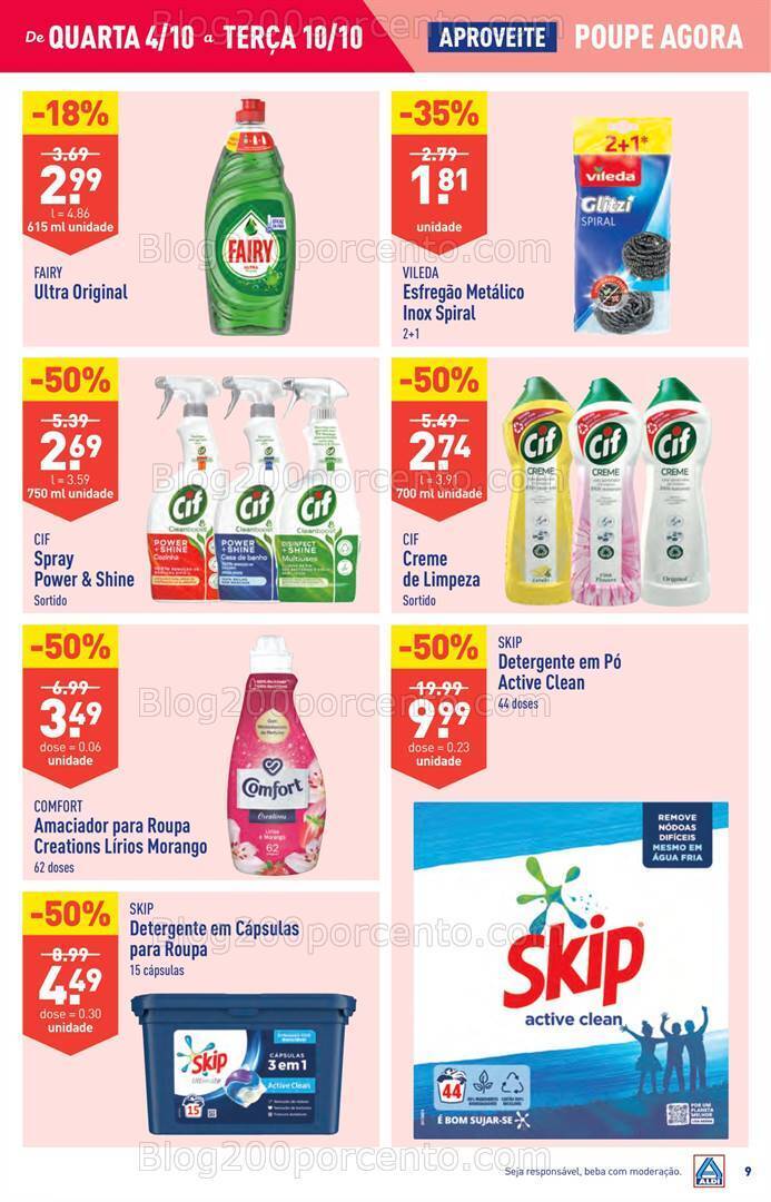 Antevisão Folheto ALDI Promoções de 4 a 10 outubro
