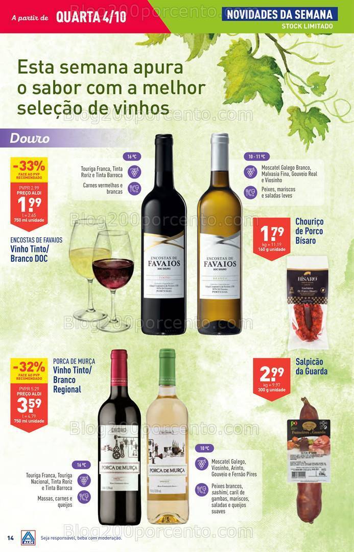 Antevisão Folheto ALDI Promoções de 4 a 10 outubro
